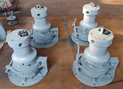 云南江蘇捷勝錨機(jī)成功交付肆臺(tái)&Phi;16mm人力起錨絞盤(pán)